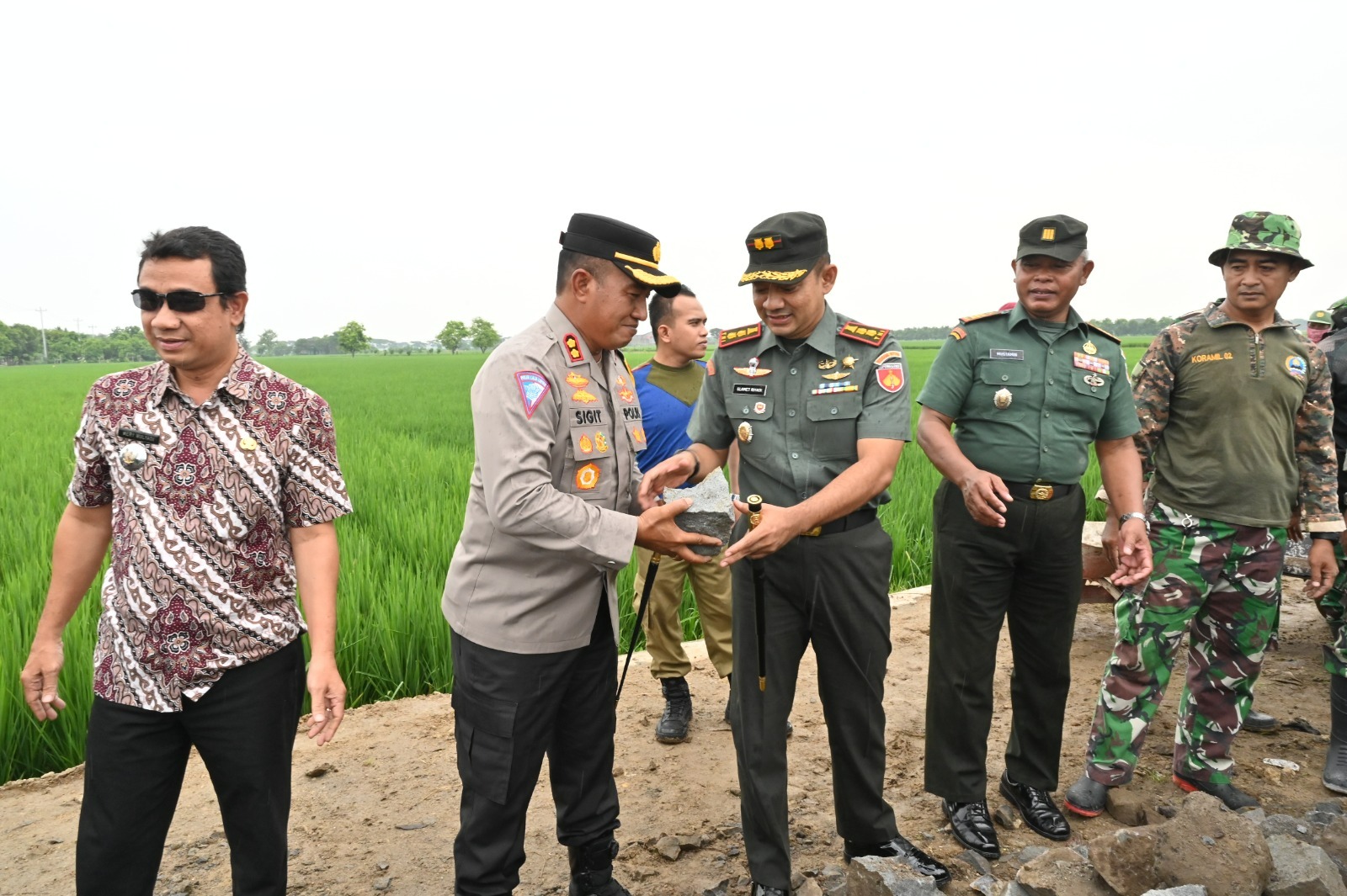 Dandim 0726/Sukoharjo, Tinjau Langsung Cek Proyek TMMD di Desa Pranan