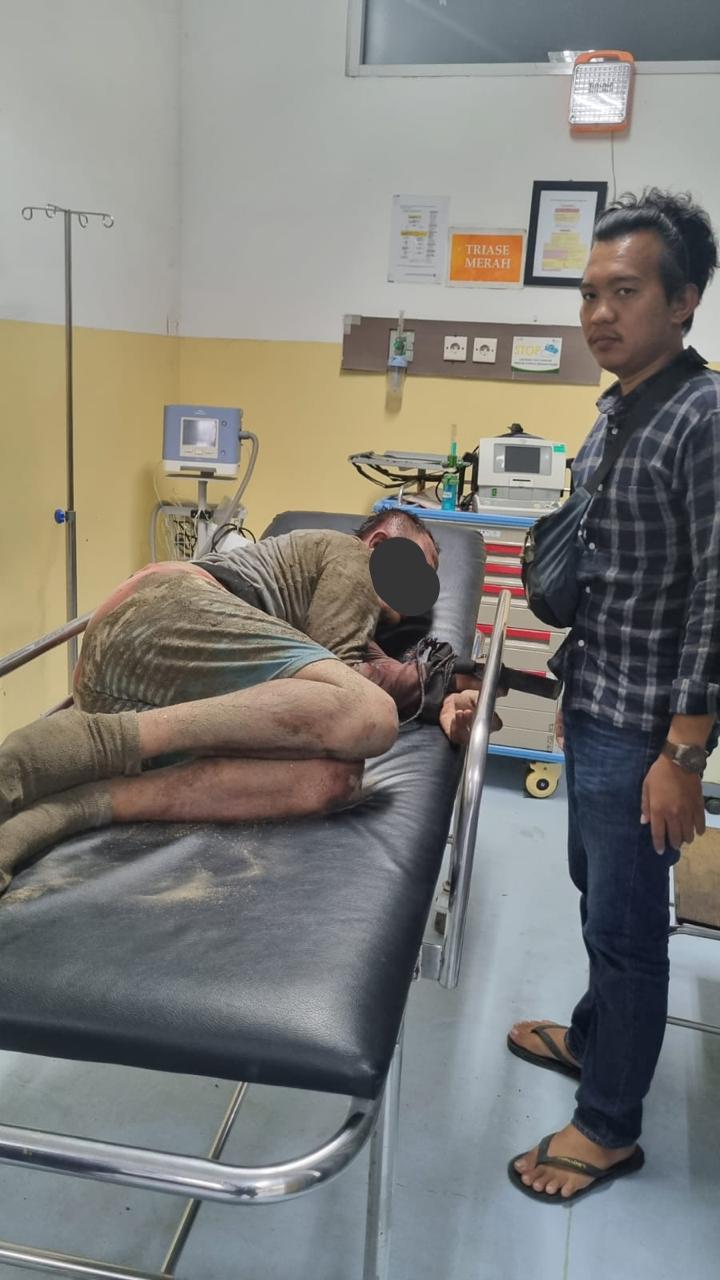 Polsek Parung Mengamankan 1(satu) orang pelaku pencurian Handphone dan habis diamuk Masyarakat