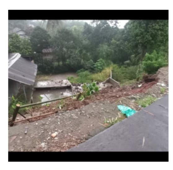 Polsek Cibungbulang Datangi Dan Cek Terkait Adanya Musibah Bencana Alam Tanah Bergerak Dan Longsor Akibat Curah Hujan Yang Cukup Tinggi