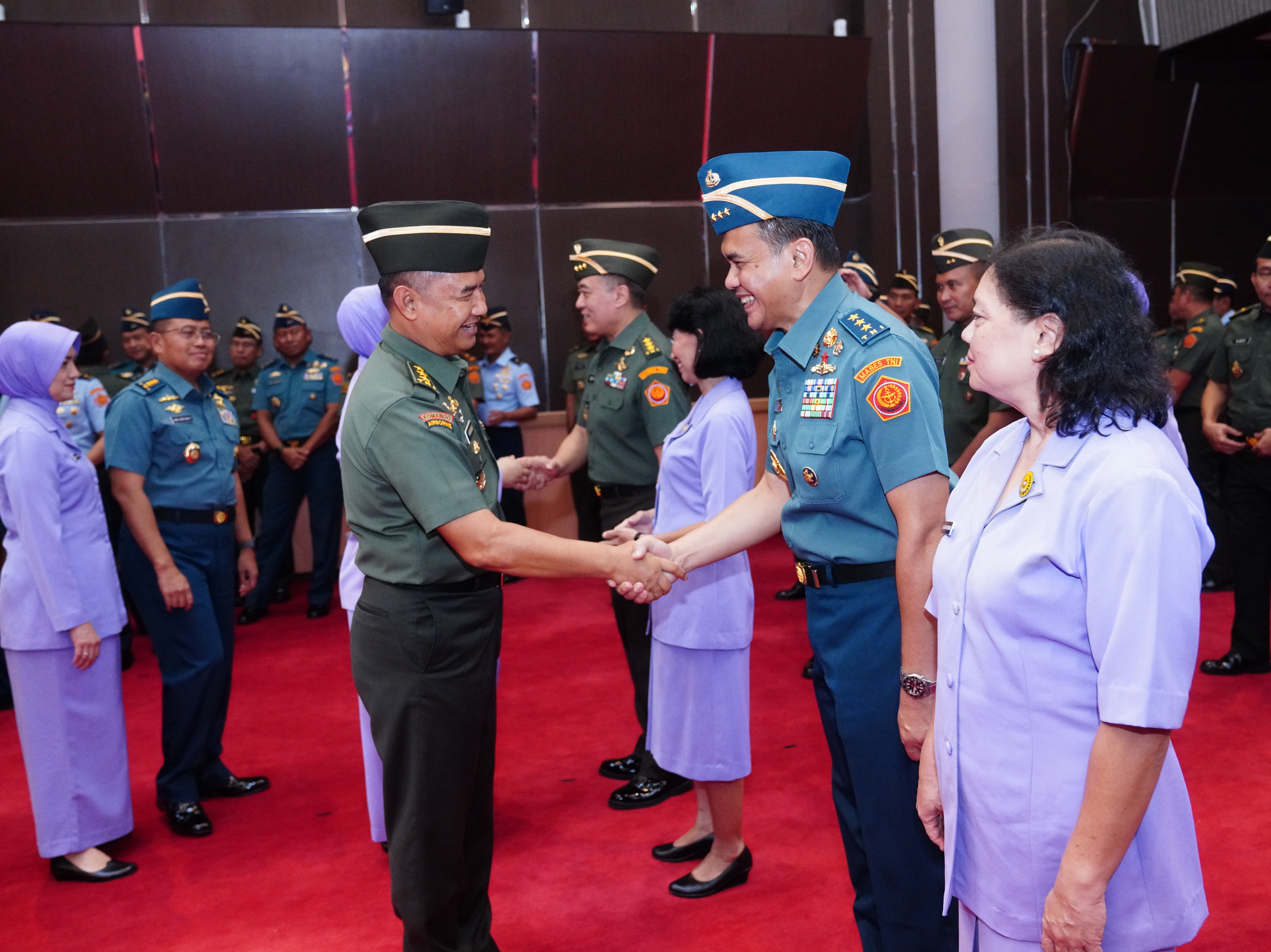 Kasum TNI Pimpin Acara Laporan Korps Kenaikan Pangkat 19 Perwira Tinggi TNI