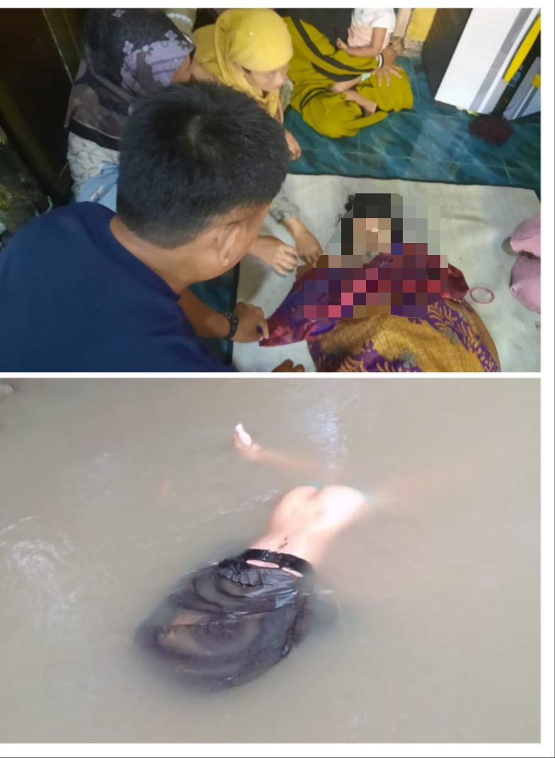 Polsek Jonggol Tindak Lanjut Adanya Penemuan Orang Meninggal Dunia Diduga Terpeleset Sedang Buang Air Besar