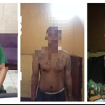 Polsek Ciomas Amankan tiga orang diduga pelaku pencurian dengan pemberatan 202 slop slop rokok dari berbagai merk