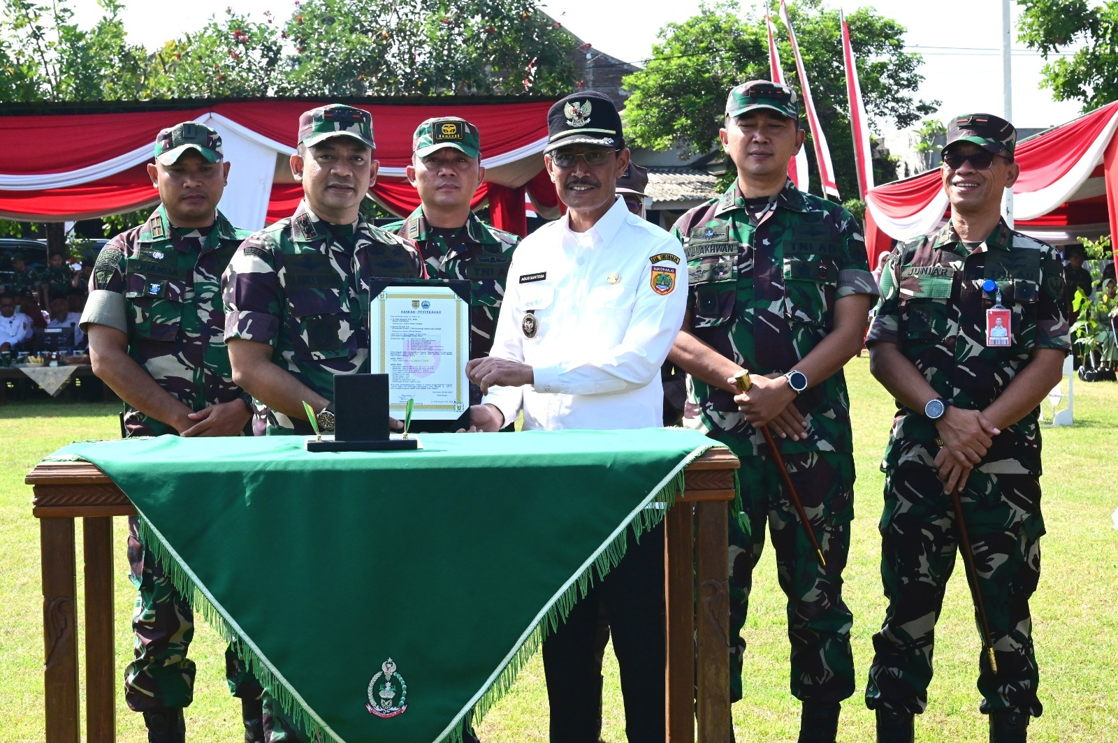 TMMD Reguler Ke -120 Kodim 0726/Sukoharjo di desa Wirun, Dibuka Oleh Wakil Bupati Sukoharjo