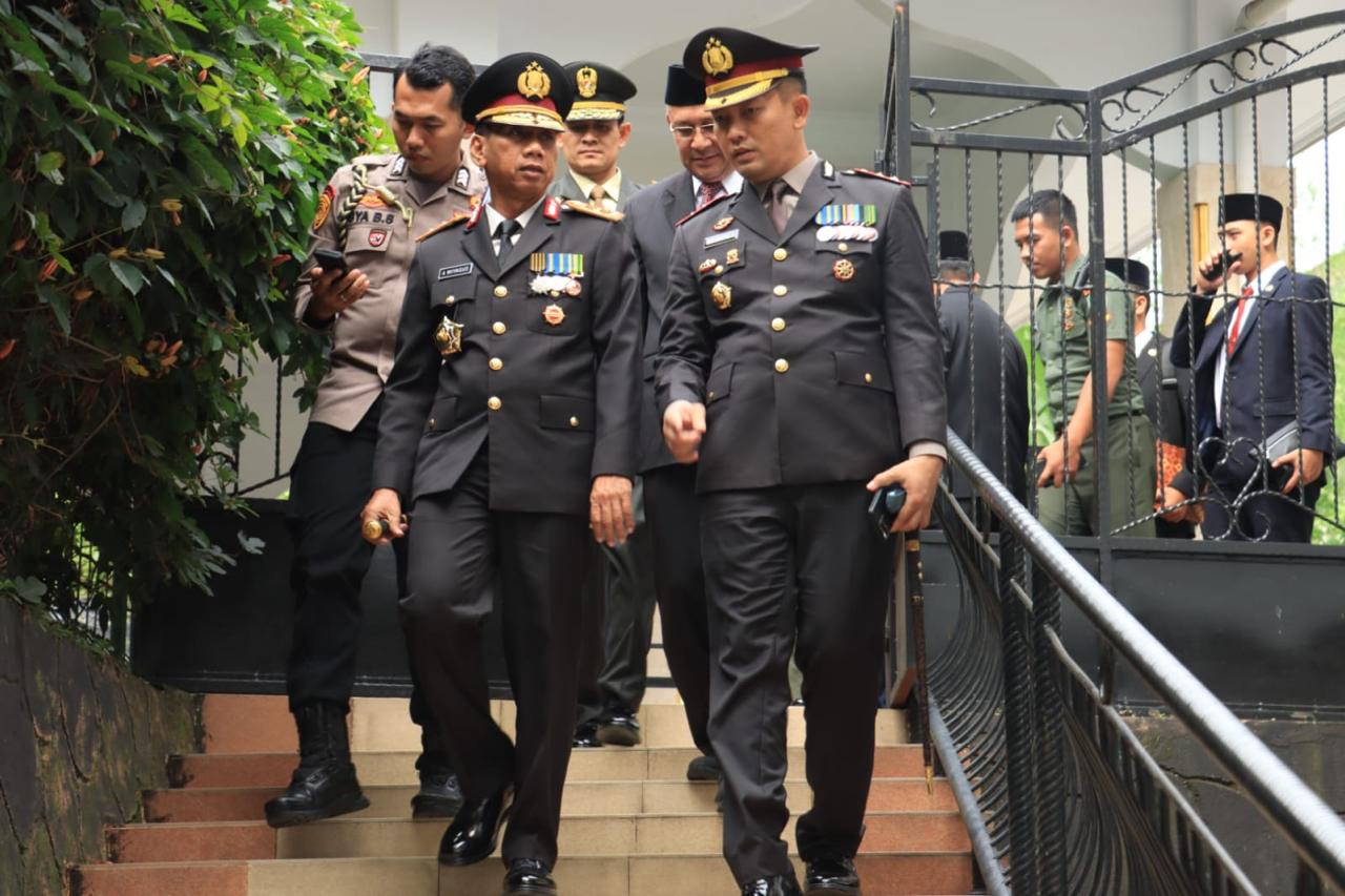 Upacara Peringatan Hari Kebangkitan Nasional ke-116 Tingkat Provinsi Jawa Barat di Laksanakan di Cisarua Kabupaten Bogor Berlangsung Khidmat