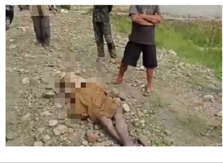 Polsek Jonggol Dibantu Warga Masyarakat Lakukan Evakuasi Mayat yang Diduga Hanyut di Sungai Cipamingkis