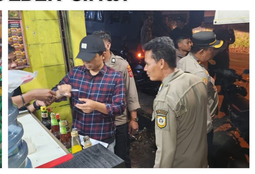 Polsek Ciawi Bersama Instansi Terkait Amankan Ratusan Botol Miras dalam Operasi Gabungan