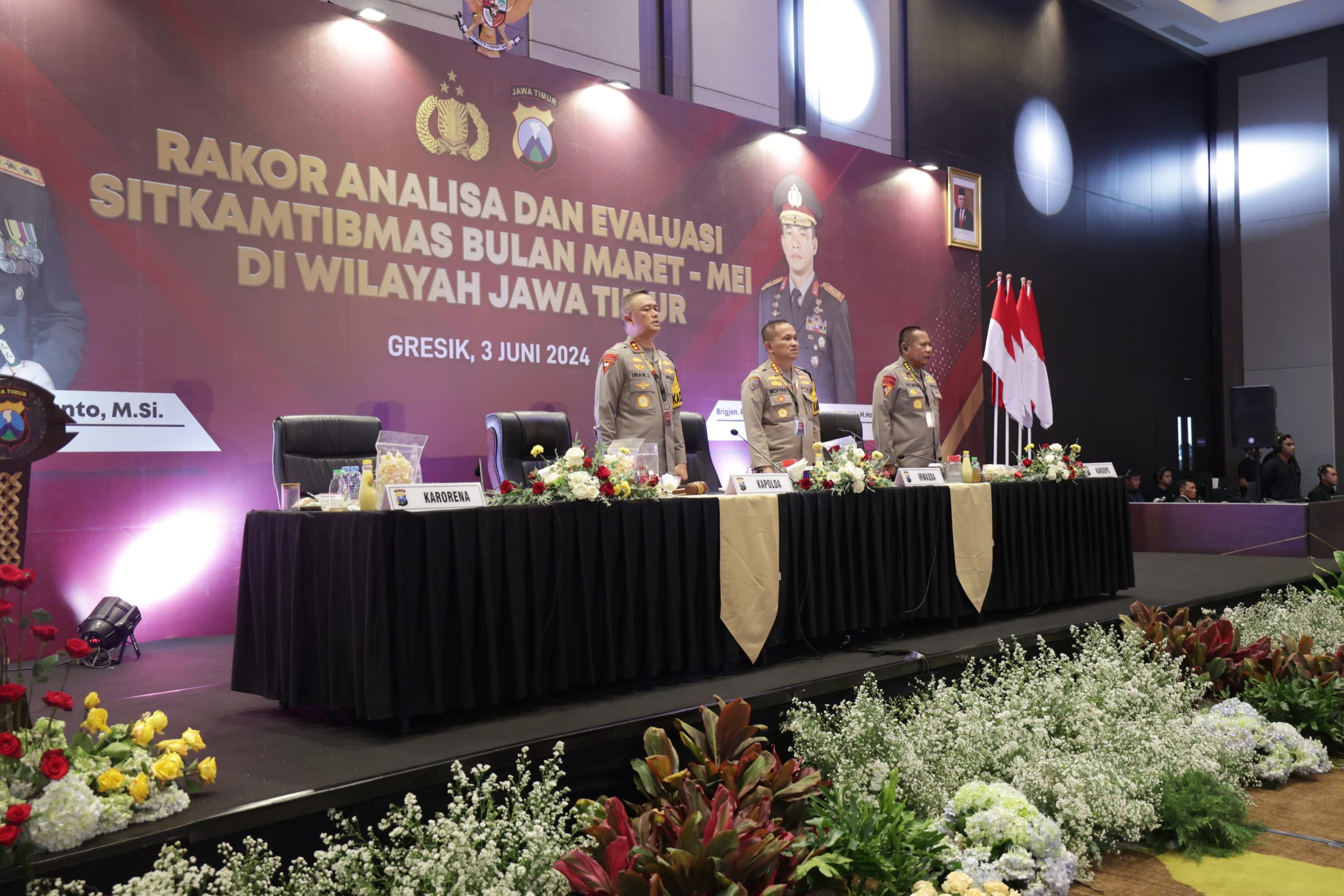 Kapolda Jatim Pimpin Anev Sitkamtibmas untuk Kesiapan Operasi Mantab Praja Semeru 2024