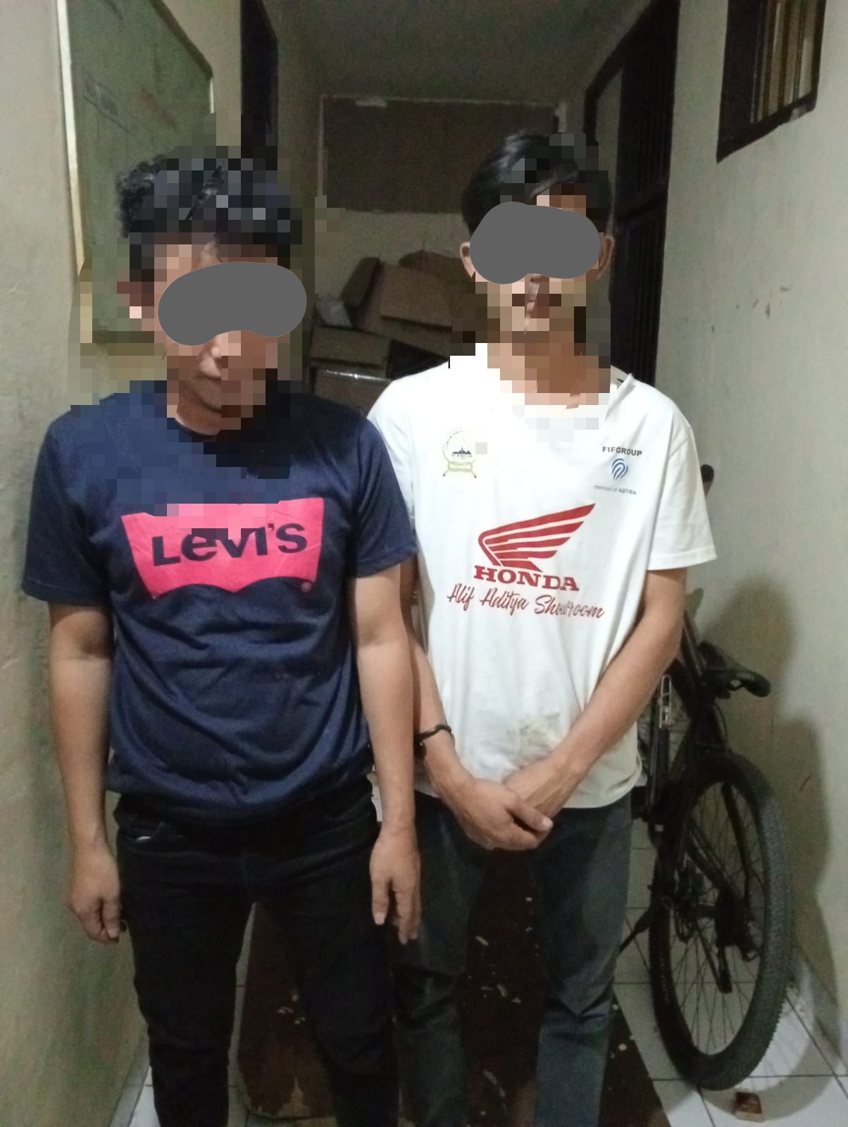 Polsek Dramaga Amankan Dua Orang Mencurigakan Yang Viral Di Medsos Berhasil Diamankan Bhabinkamtibmas dan Piket Reskrim