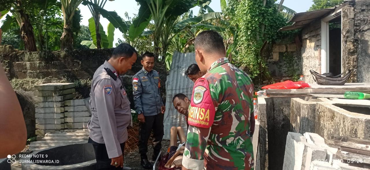 Polsek Cibinong Bersama Instansi Terkait TNI Dan Dinsos Kab Bogor Lakukan Evakuasi Terkait Penemuan Orang Terlantar di Cibinong Diduga Dibuang oleh Orang Tak Dikenal