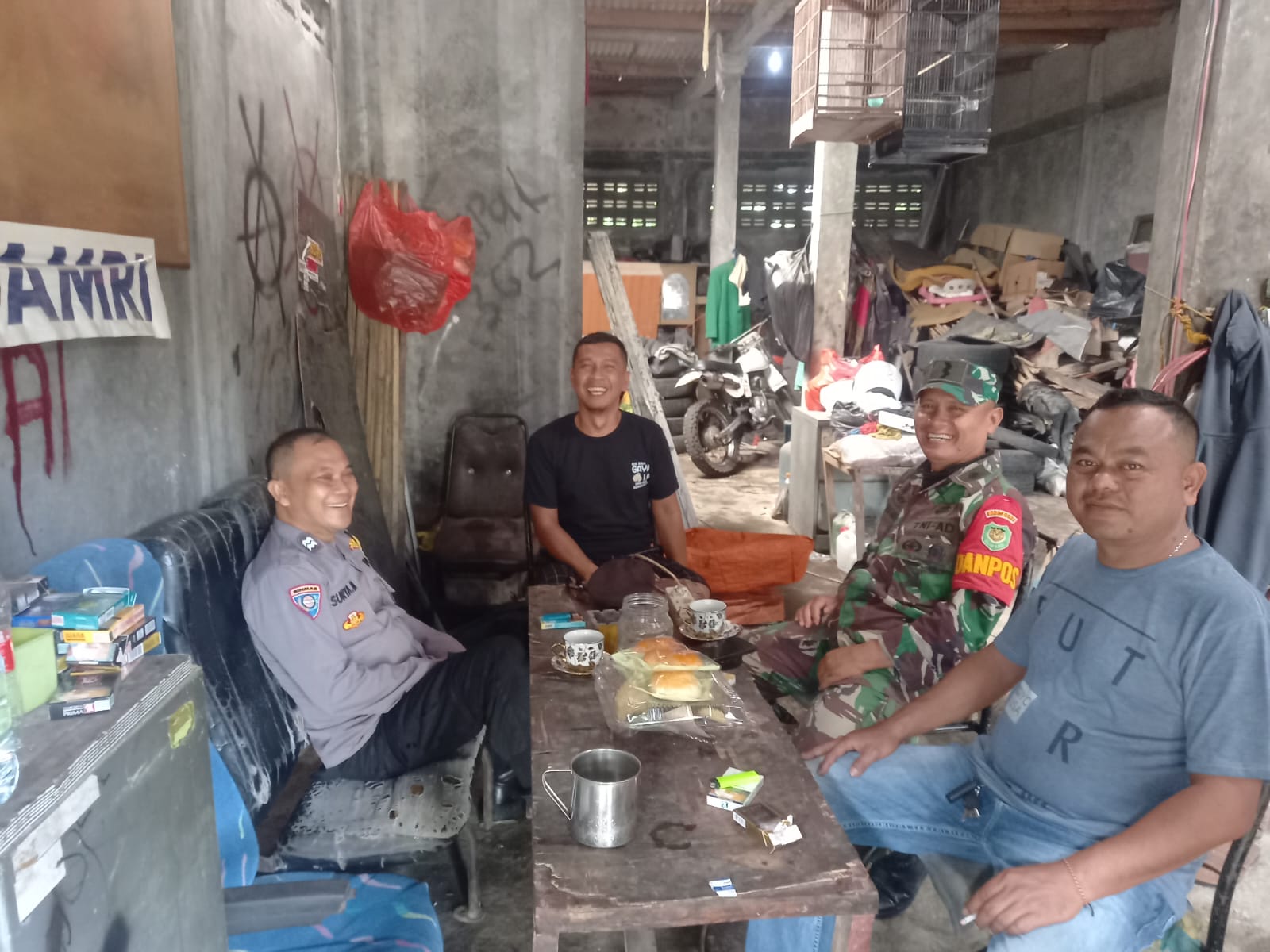 Sinergitas TNI – Polri Wilayah Hukum Polsek Dramaga Giat Sambang Dan Dialogis Kamtibmas Kepada Warga Binaan