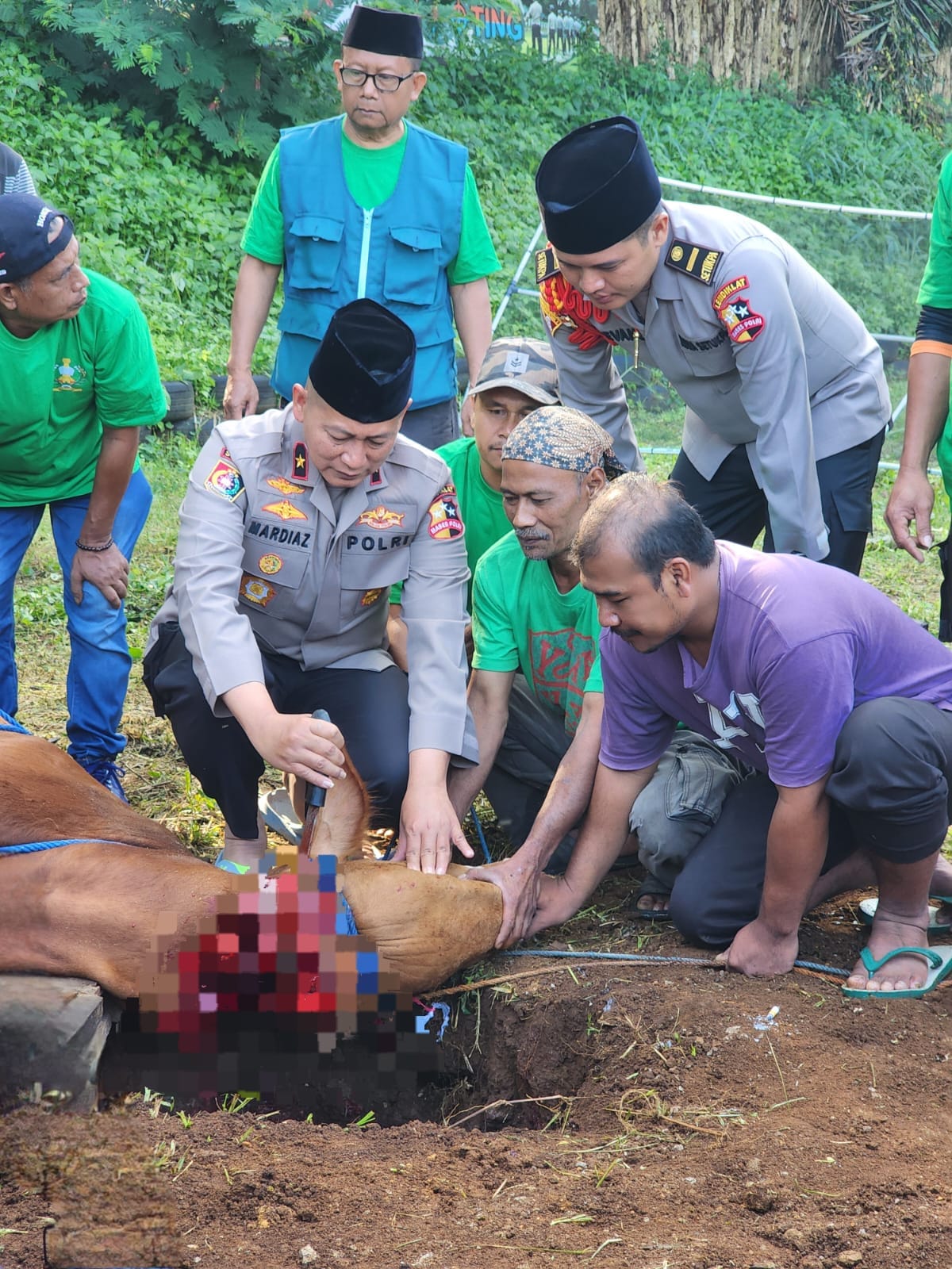 Rayakan Idul Adha 1445 H / 2024 M, Setukpa Lemdiklat Polri Sembelih 56 Ekor Sapi dan 25 Ekor Kambing