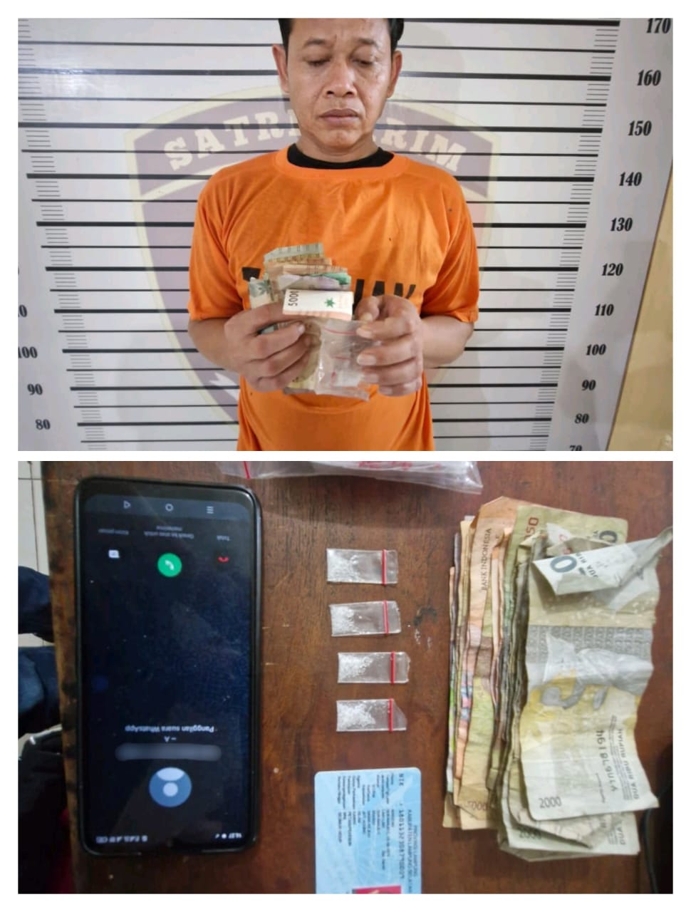 Polsek Pancur Batu Tangkap Marzuki Pengedar Narkoba di Sibolangit