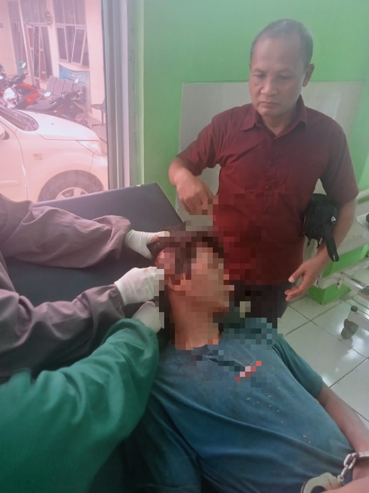 Polsek Cariu Amankan Diduga Pelaku Pencurian Gabah Padi di Desa Sukajadi Yang Sempat Di Amuk Warga Masyarakat