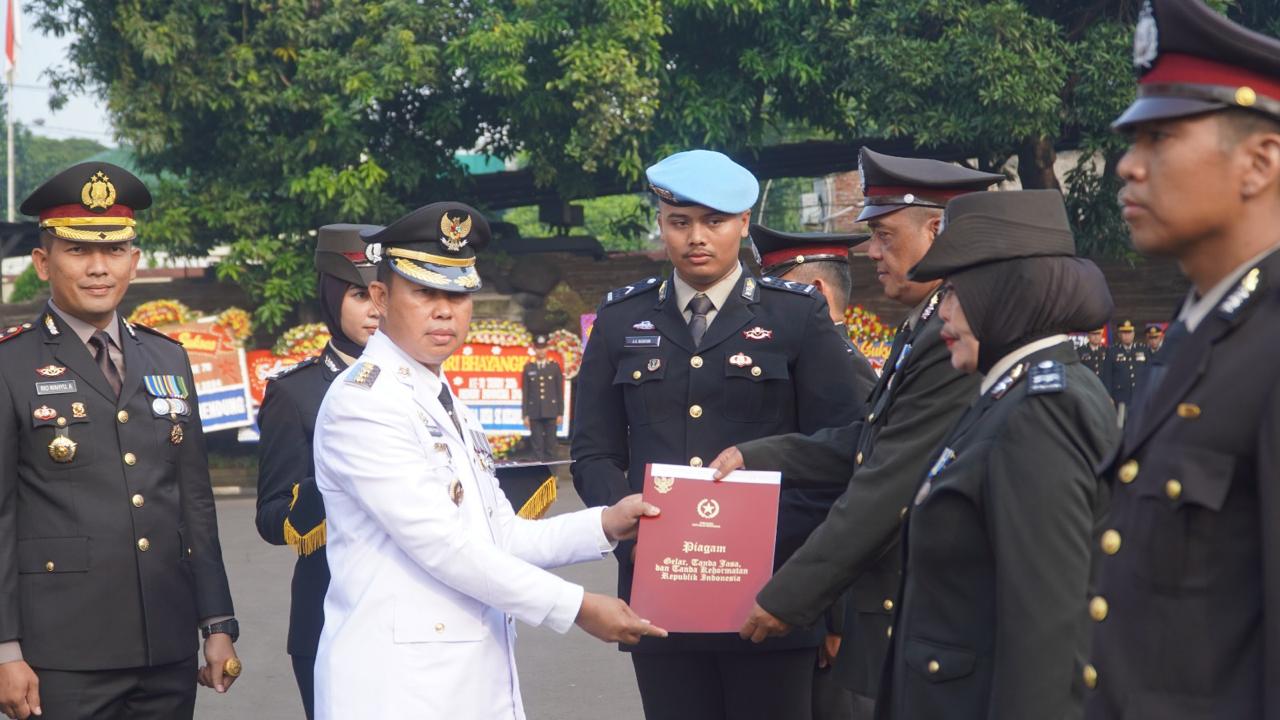 Polres Bogor Gelar Upacara Peringatan Hari Bhayangkara ke-78