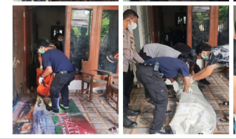 Polsek Cileungsi Bersama Instansi Terkait Lakukan Cek TKP Penemuan Mayat Di Dalam Perumahan