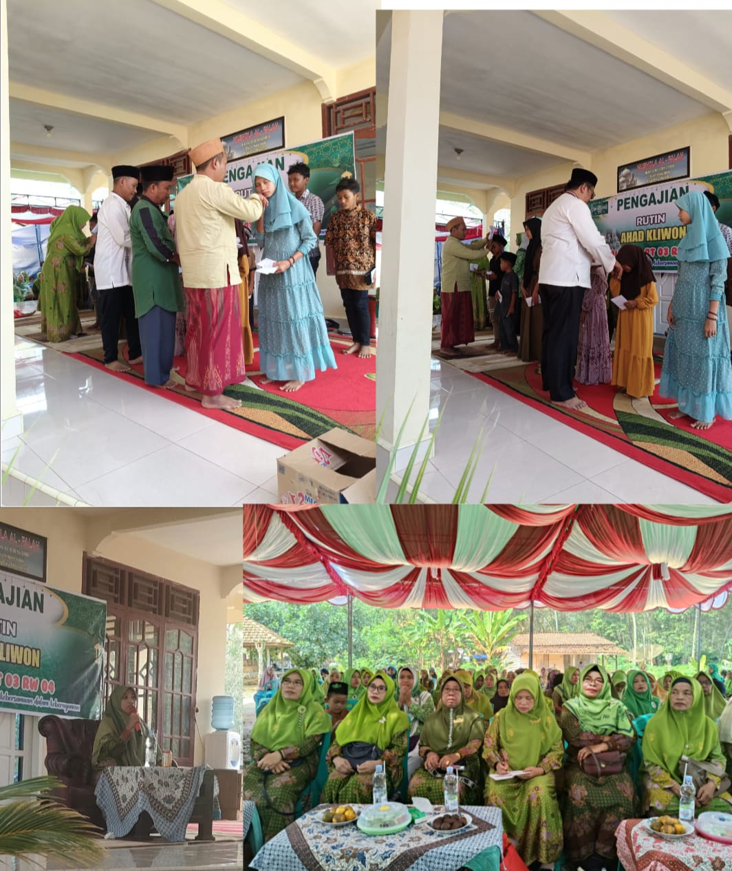 Kepala Desa Kemang Indah Kecamatan Mesuji Raya Adakan Pengajian dan Berikan Santunan Anak Yatim