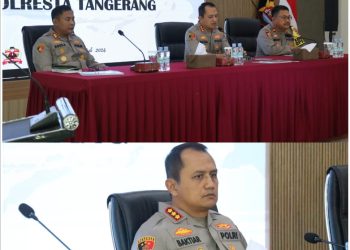 Rapat Kesiapan Ops Mantap Praja Maung 2024 Kawal Pilkada Aman Dan Damai di Wilayah Polresta Tangerang