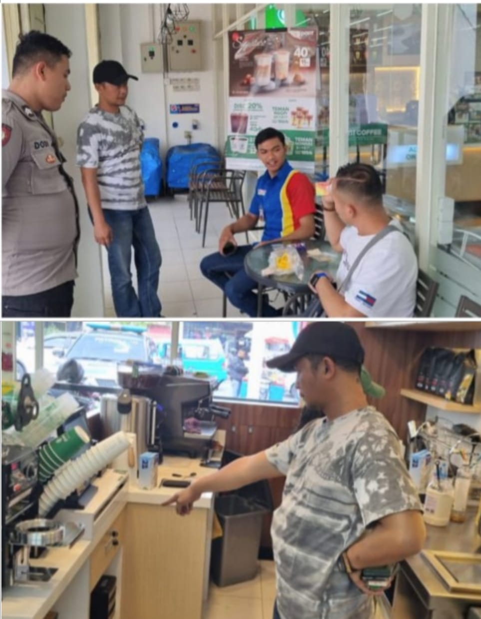 Polsek Mega Mendung Tindak Lanjuti Adanya Tindak Pidana Pencurian di Minimarket Bogor