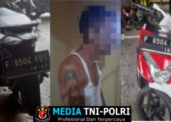 Polisi Berhasil Amankan Terduga Pelaku Pencurian Kendaraan Sepeda Motor di Bogor