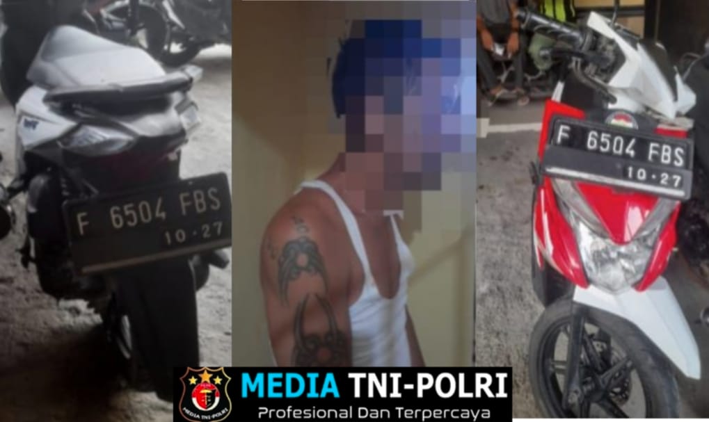 Polisi Berhasil Amankan Terduga Pelaku Pencurian Kendaraan Sepeda Motor di Bogor