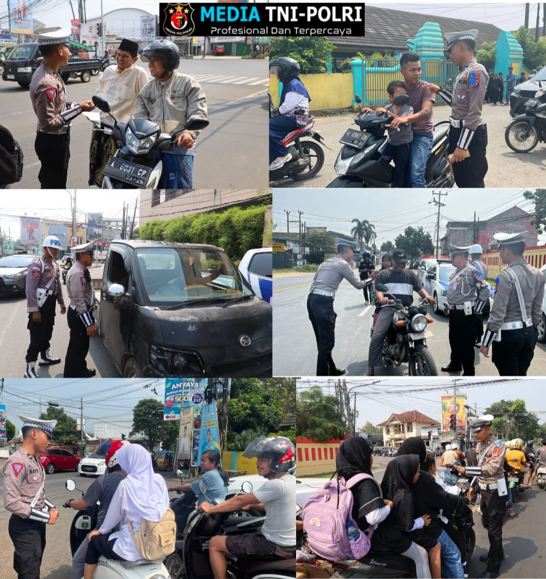 Hari ke 6 Ops Patuh Maung 2024 Ditlantas Polda Banten Lakukan Teguran dan Himbauan