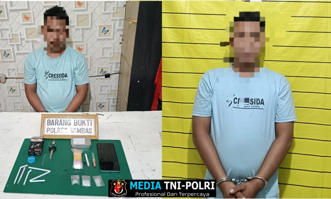 Polres Sambas Lakukan Penangkapan Tersangka Narkotika di Kecamatan Subah