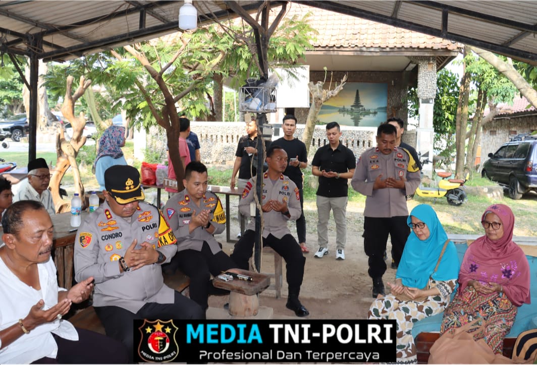 Kapolres Serang Berikan Motivasi  pada Pengrajin Batu Fosil di Desa Parigi Cikande