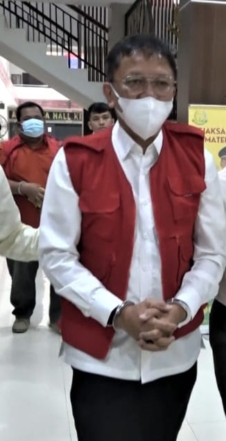 Kejati Sumut Tahan Mantan Kadis PUPR Povsu, Dugaan Korupsi Peningkatan Ruas Jalan Toba Samosir TA 2021 Kerugian Negara Rp. 5 M Lebih