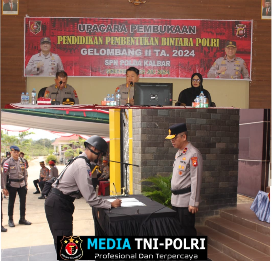 Peserta Didik Pembentukan Polri Gelombang II / 2024 Melaksanakan Ikrar Dan Penandatanganan Pakta Integritas Anti Narkoba