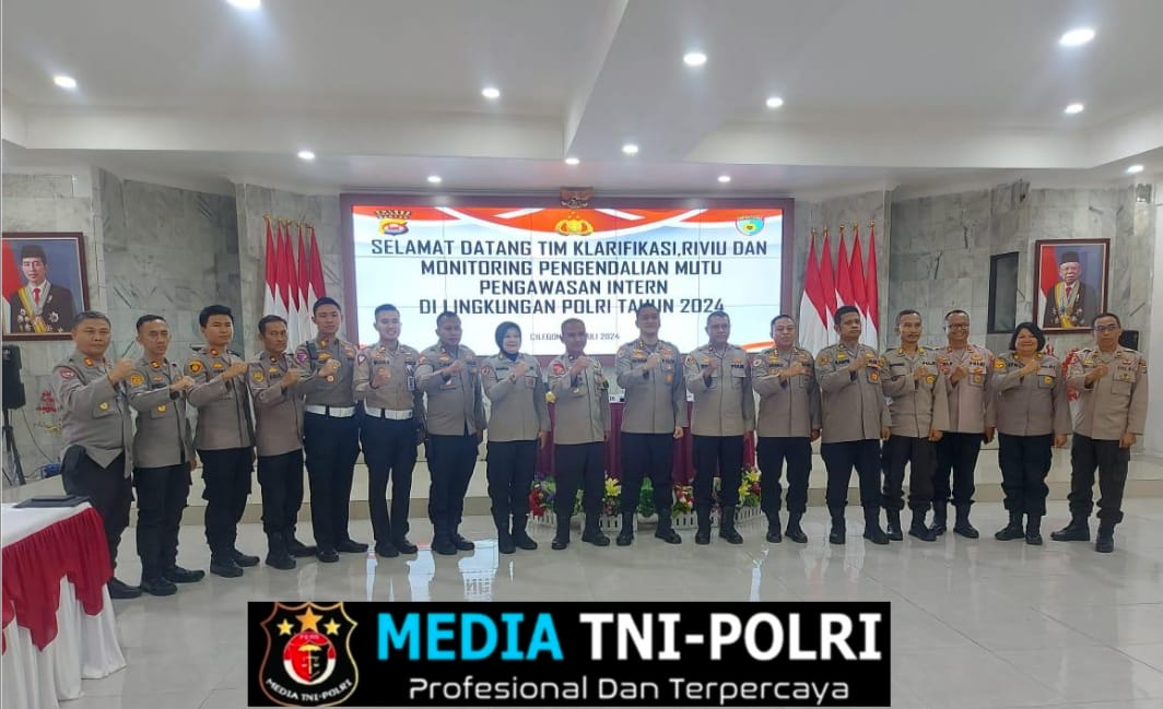 Kegiatan Klarifikasi Reviu dan Monitoring Pengendalian Mutu Pengawasan Intern Tahun 2024 di Polres Cilegon