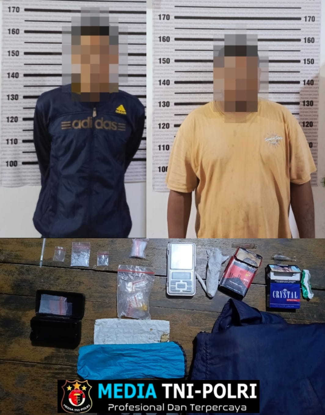Polsek Marau Ciduk 2 Pelaku Yang Kedapatan Simpan Narkotika Jenis Sabu