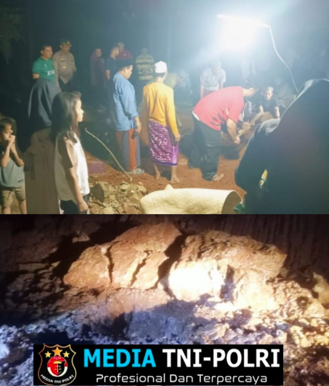 Polsek Parung Panjang Lakukan Investigasi dan Evakuasi Terkait Peristiwa Orang Meninggal Dunia Akibat Kecelakaan Kerja Tertimbun Tanah di Desa Gorowong Bogor