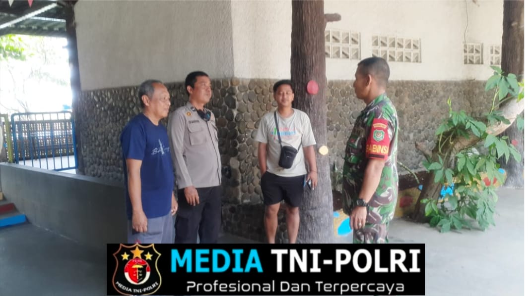 Sinergitas TNI Polri Wilayah Hukum Polsek Parung Sambang Warga Sekaligus Berikan Hiimbauan Kamtibmas
