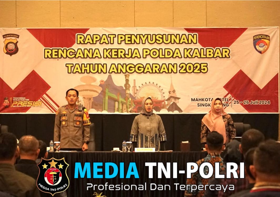 Karo Rena Polda Kalbar Buka Rapat Penyusunan Rencana Kerja Polda Kalbar Tahun Anggaran 2025