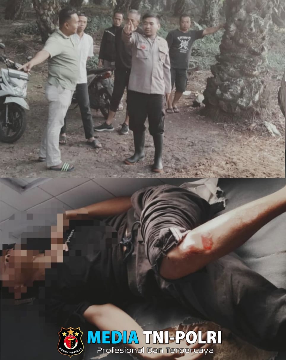 Polsek Cigudeg Bersama Unit Laka Lantas Polres Bogor Investigasi Olah TKP Terkait Kecelakaan Lalu Lintas di Cigudeg, Dua Orang Luka Berat