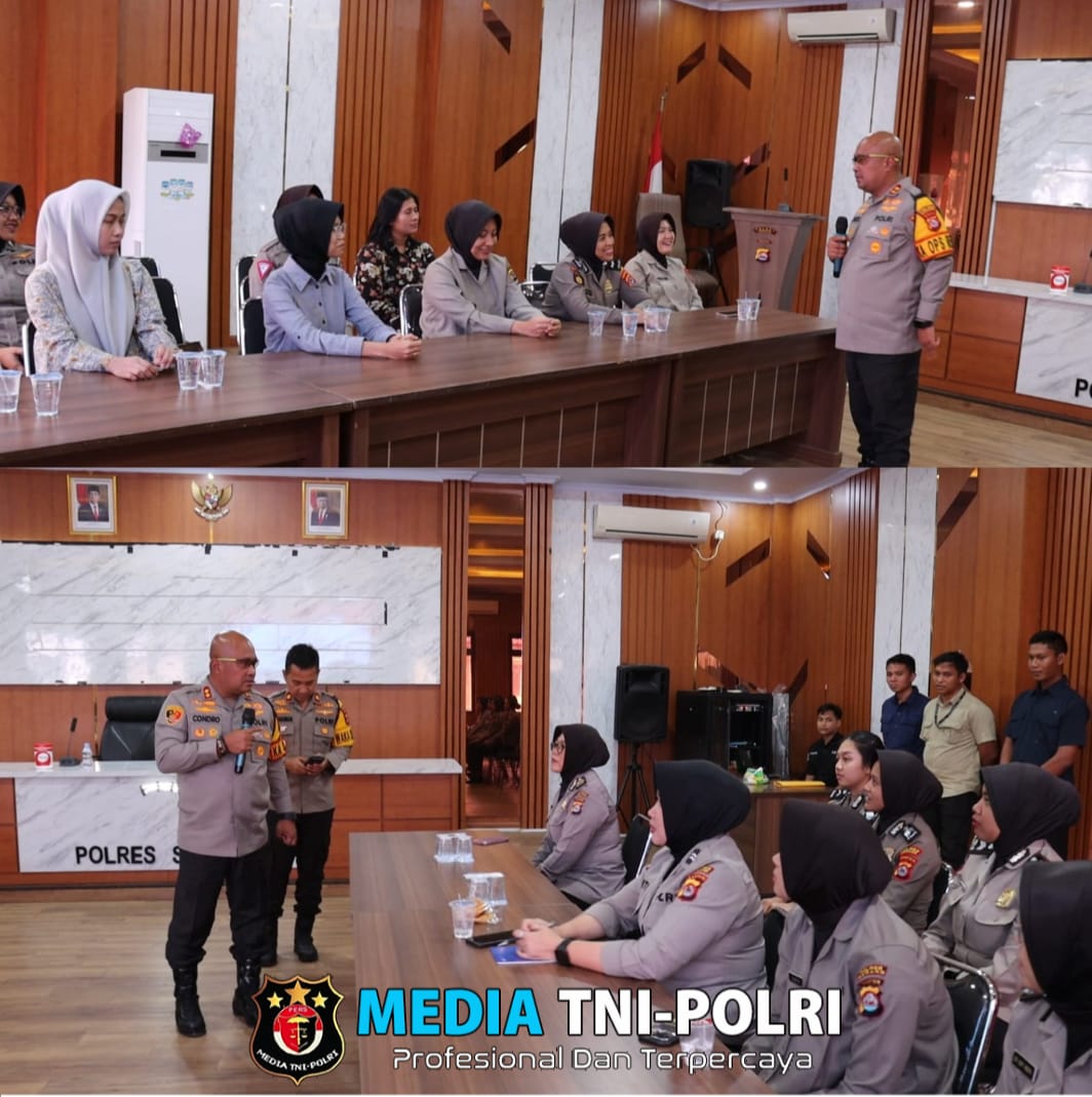 Ngariung Iman Ngariung Aman, Kapolres Bersama Personel Polwan Polres Serang