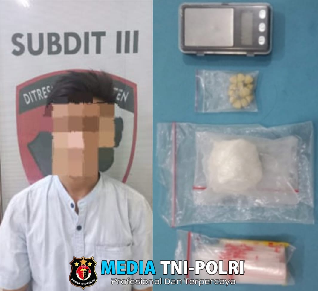 Ditresnarkoba Polda Banten Amankan Pelaku Pengedar Narkotika