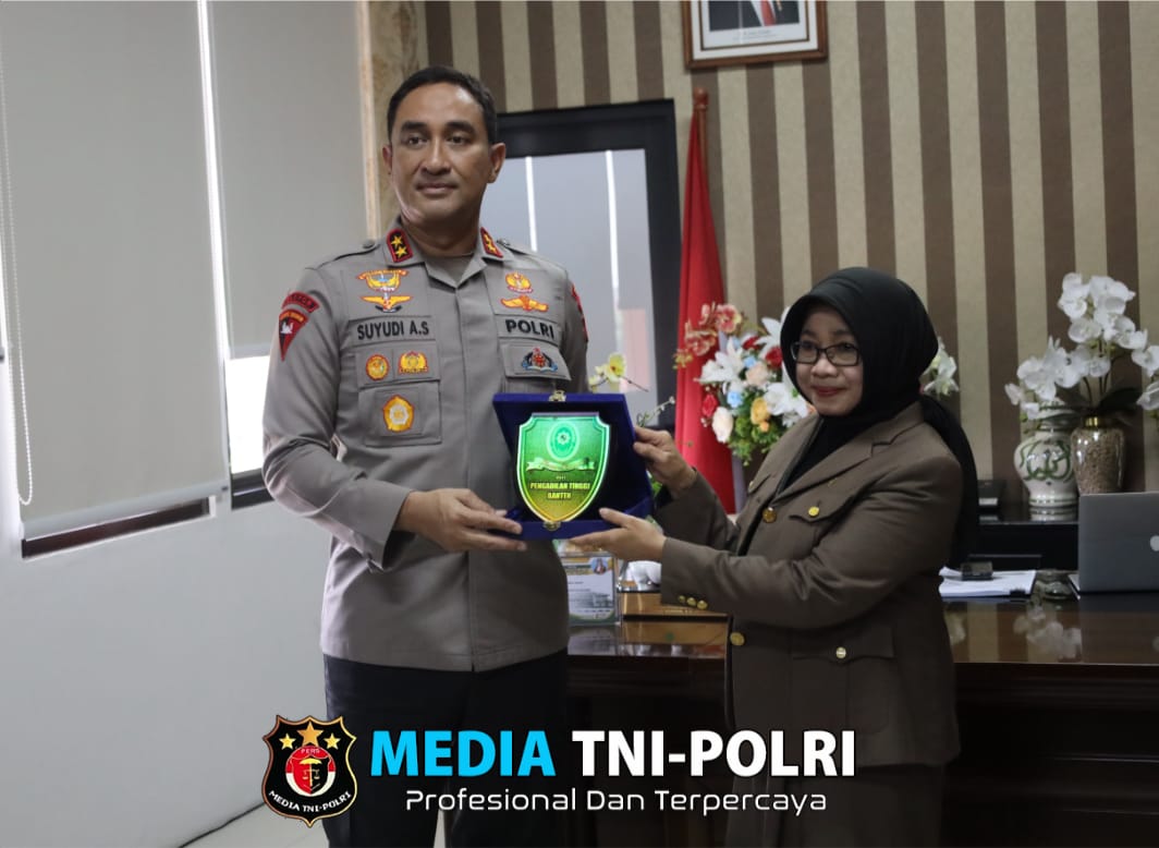 Pererat Silaturahmi, Kapolda Banten Kunjungi Pengadilan Tinggi di Banten