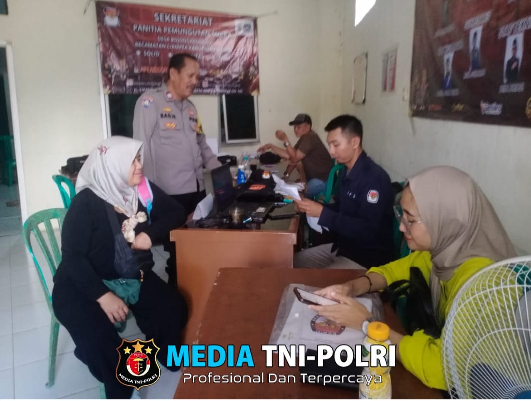 Dalam Upaya pererat Hubungan Aparat Kepolisian dan Warga Bhabin Kamtibmas Wilayah Hukum Polsek Ciampea Sambang Warga Dengar Aspirasi Masyarakat