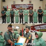 Dandim 0724/Boyolali Pimpin Upacara Wisuda Purna Tugas Empat Personilnya Masuki Masa Pensiun