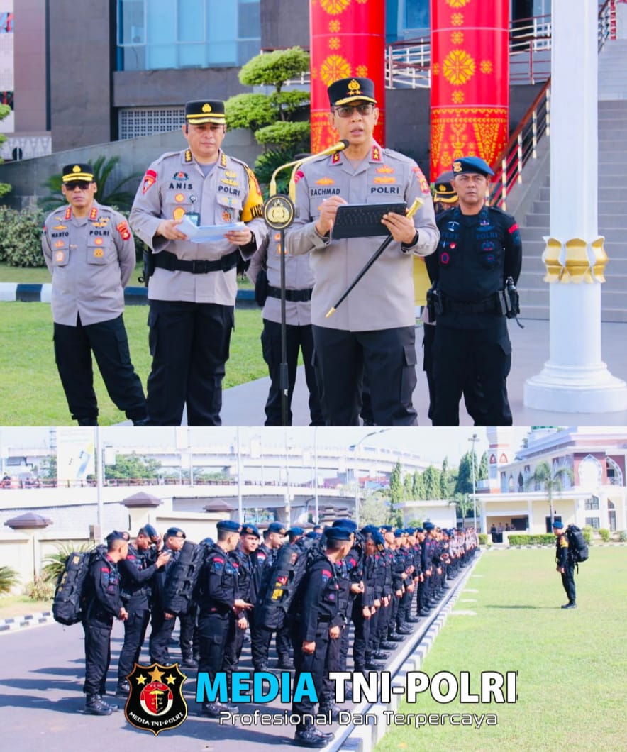 Berangkatkan 170 Personel BKO Operasi Mitigasi Karhutla, Kapolda Sumsel ” Segera Padamkan Api Sebelum Membesar”