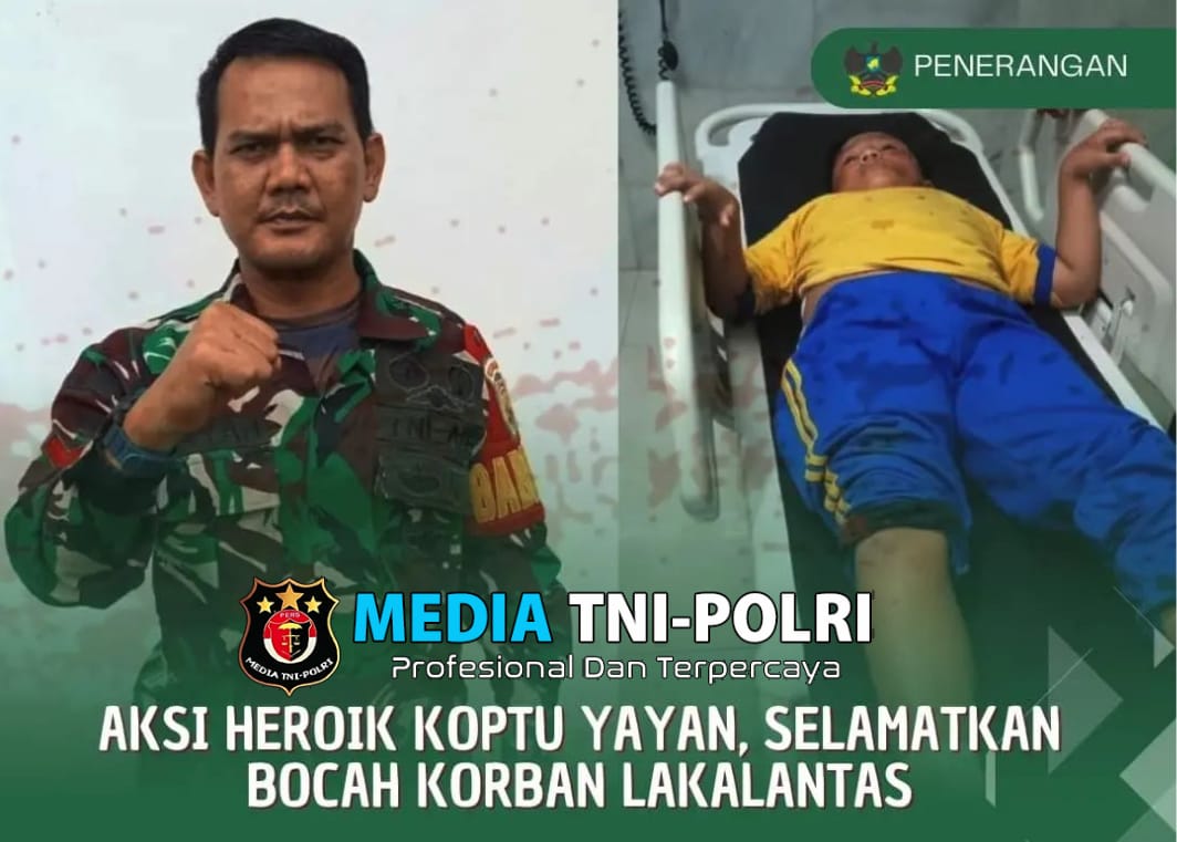 Aksi Heroik Koptu Yayan, Selamatkan Bocah Korban Lakalantas di Bumi Sukarame Damai  Bandar Lampung
