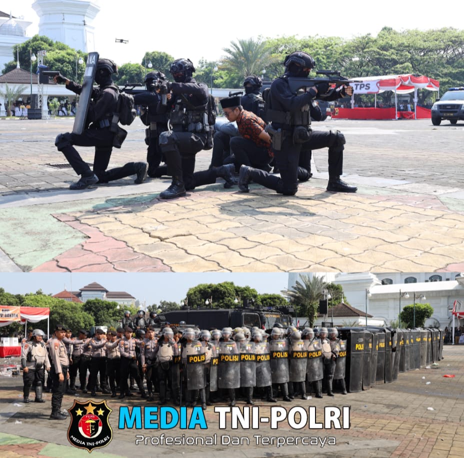 Siap Amankan Pilkada 2024, Polda Banten Gelar Latihan dan Simulasi Pengamanan Kota