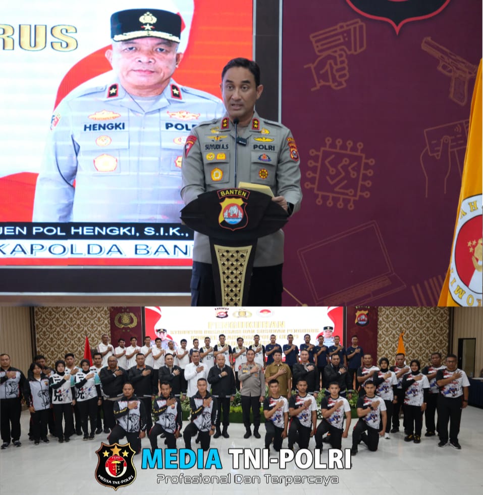 Kapolda Banten Pimpin Pengukuhan Pengurus Komite Olahraga Polri Polda Banten 2024
