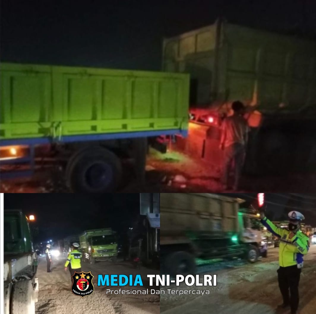 Polsek Parung Panjang Giat Gatur Dalam Rangka Mobilitasi Tindak Lanjut Aduan Masyarakat Terkait Kemacetan dan Menekan Tindakan Kriminalitas Jalanan di Malam Hari Sampai Dini Hari
