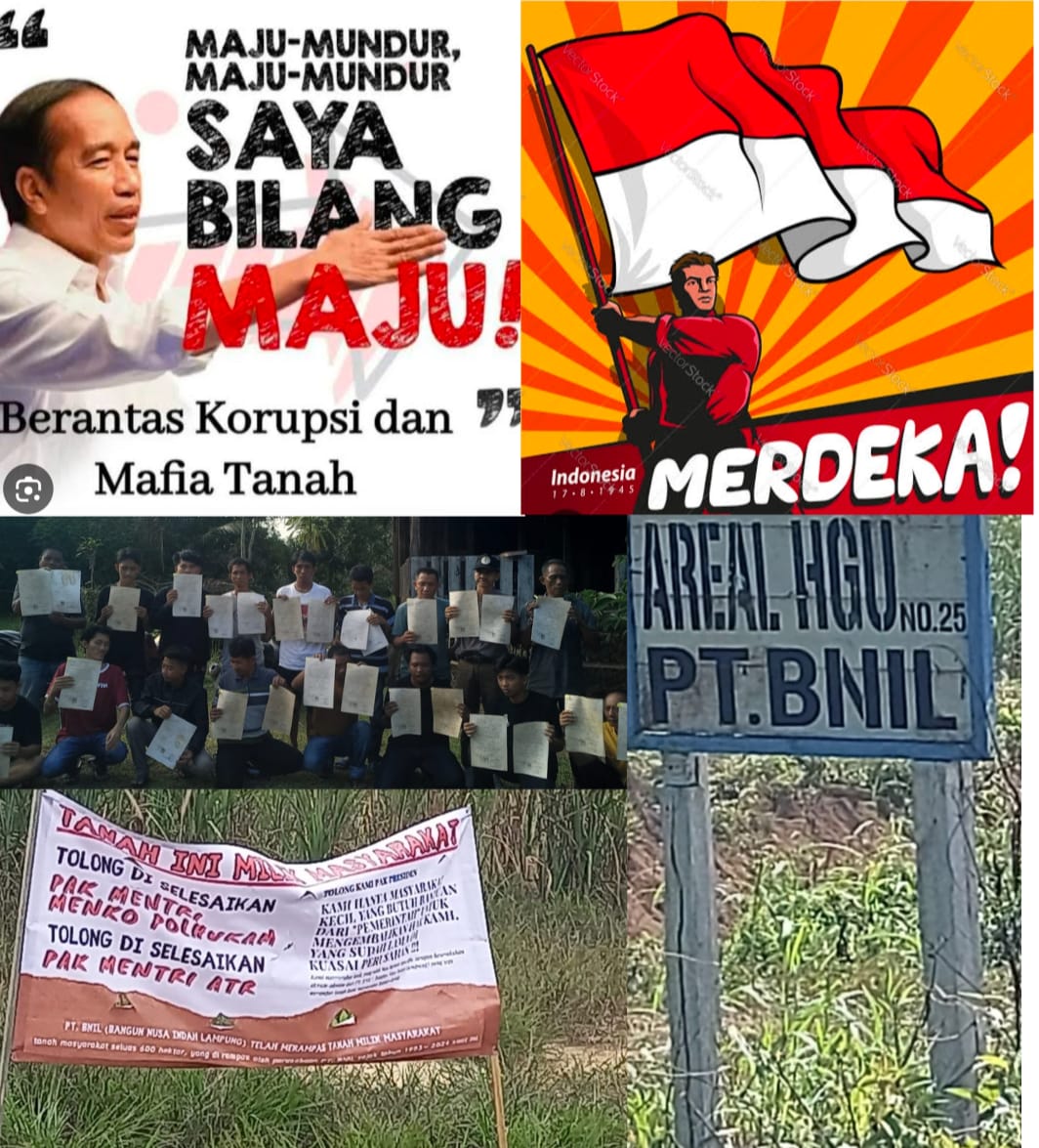 Keluhan Rakyat : Merdeka Bagi Orang Berkuasa Tidak Untuk Rakyat Kecil yang di Jajah dan di Tindas Oleh Mafia Tanah di Tulang Bawang Lampung