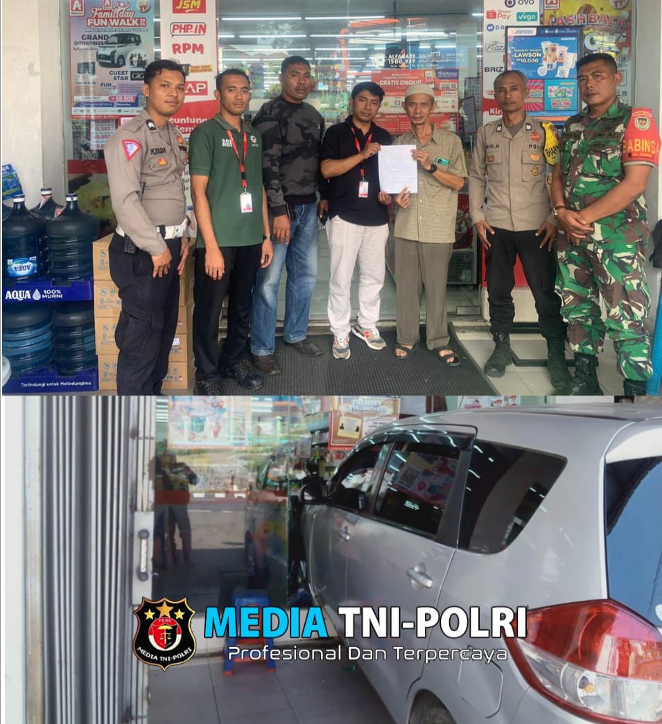 Polsek Cisarua Bersama Instansi Terkait Tangani Adanya Kecelakaan Menimpa Minimarket di Depan Rumah Sakit Paru Cisarua