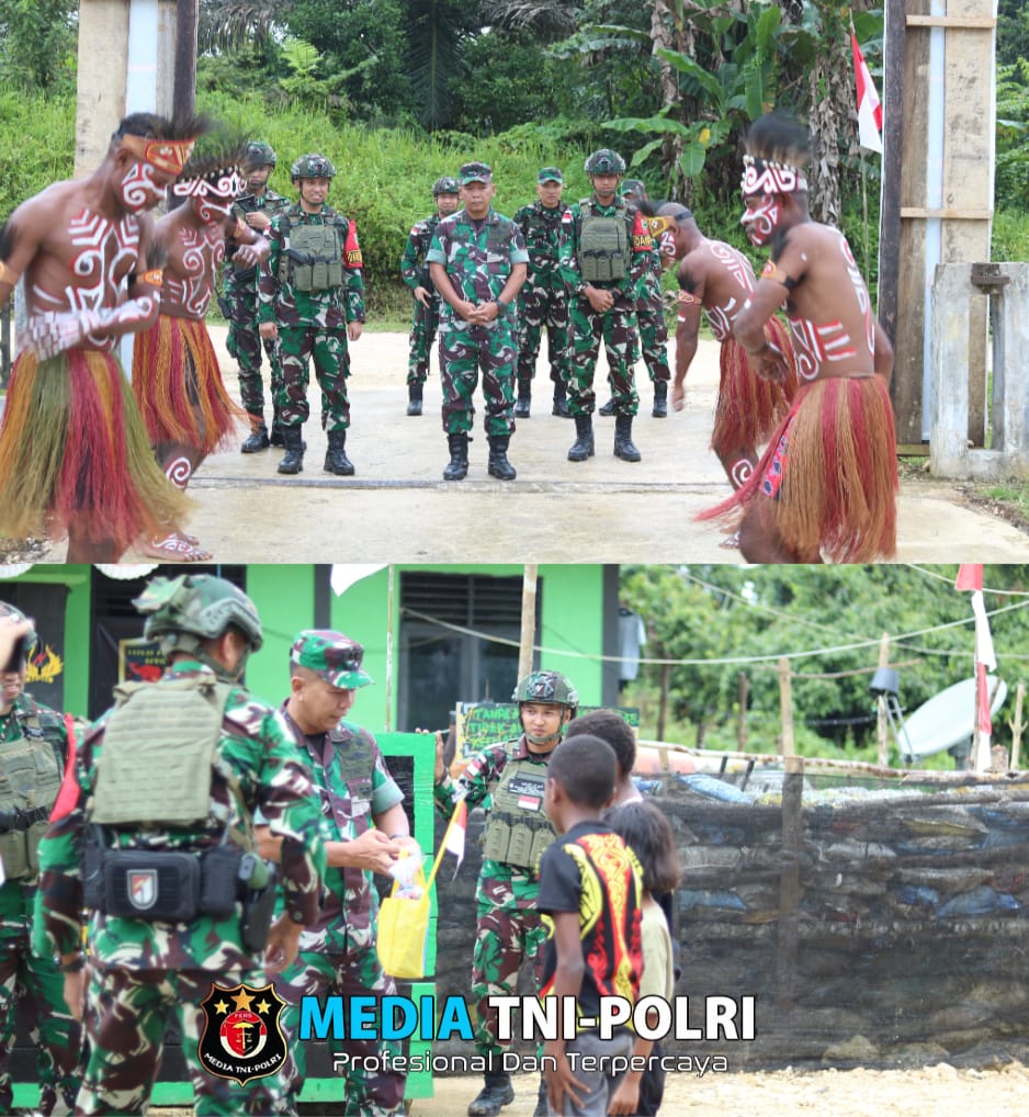 Satgas Yonif 762/VYS, Terima Kunjungan dari Tim Wasops Sopsad