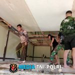 Progres Rehab Rumah Ibadah Gereja GKSI Program TMMD Reguler Ke- 121 Kodim 1210/Landak Capai 90 Persen