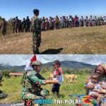 Satgas Yonkav 6/Naga Karimata Laksanakan Pengibaran Upacara Bendera di Gunung Nun’ana, Bersama UPT Leolbatan Timur Leste